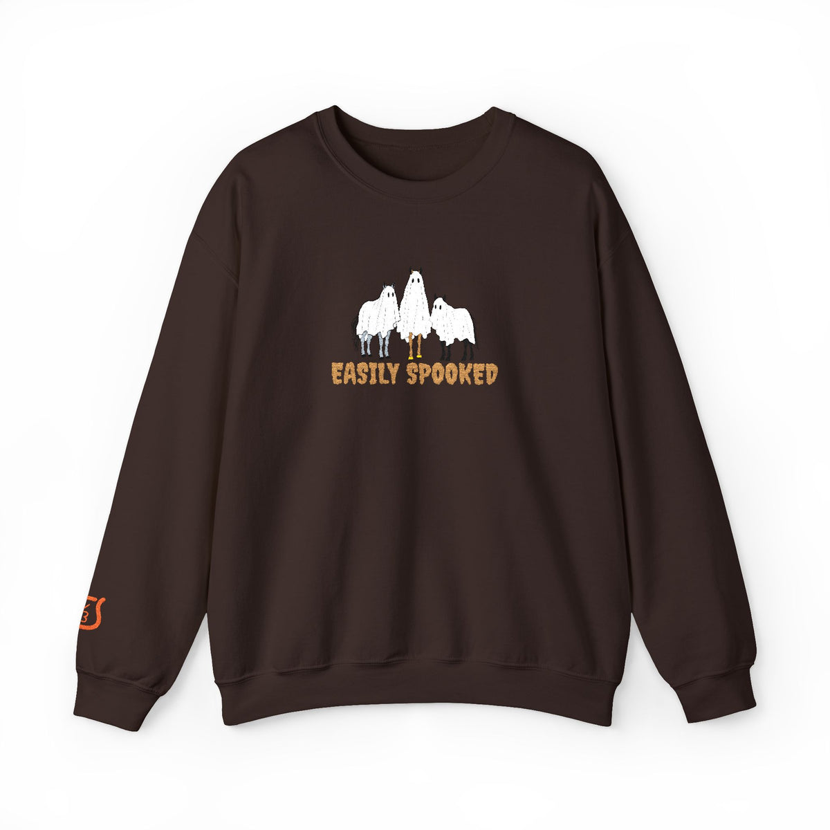 Easily Spooked Crewneck Sweatshirt (embroidered)