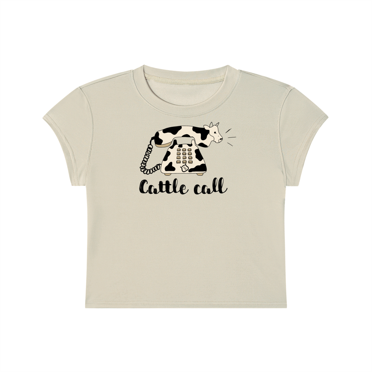 Cattle Call - Women's Slim-Fit Cropped T-Shirt