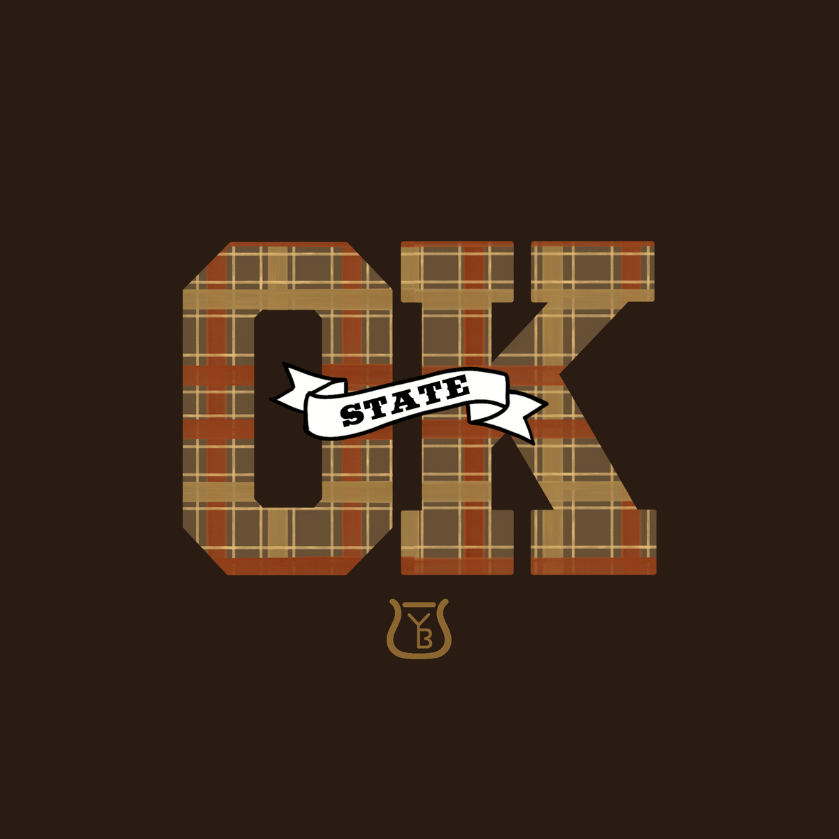 OKSTATE plaid sweatshirt pre-order